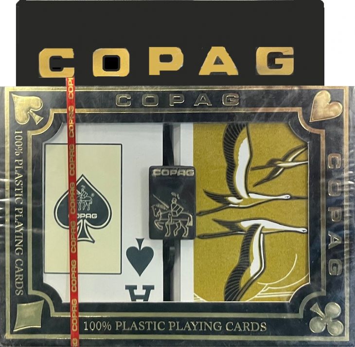 Copag Plastic Playing Cards - Bridge Size, Jumbo Index Swans main image